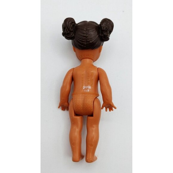 Vintage Mattel Kelly Barbie Doll Toddler Girl Molded Brown Hair Pigtail Bun 1994 - Picture 2 of 2